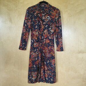 Tommy Hilfiger Paisley Dress Size 4
